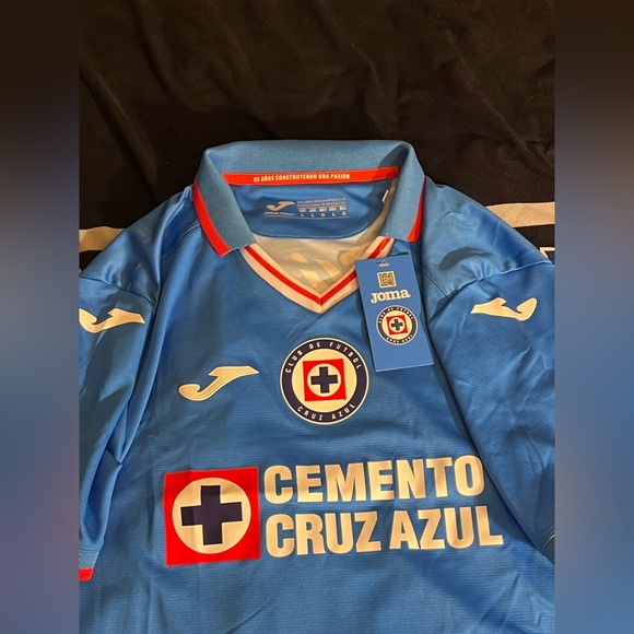 Mens joma Cruz Azul 95th Anniversary Home Jersey NWT - Picture 3 of 5